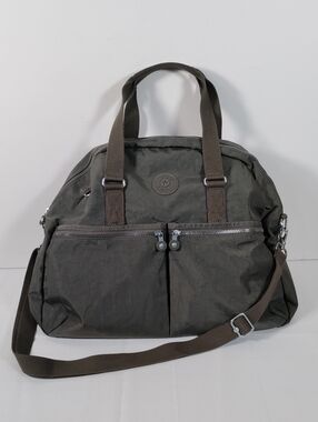 G400 Kipling green Eugina XL Weekender Duffle Bag